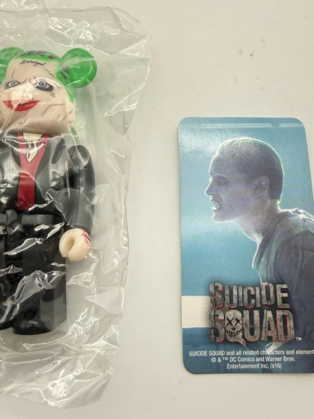 Bearbrick Series 32 Joker Villain Suicide Squad Figure 100% Medicom Toy